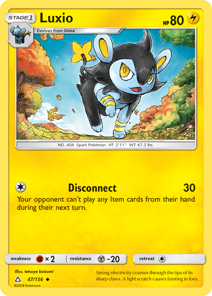 Luxio (47/156) [Sun & Moon: Ultra Prism] Reverse Holofoil