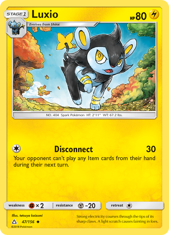 Luxio (47/156) [Sun & Moon: Ultra Prism] Reverse Holofoil