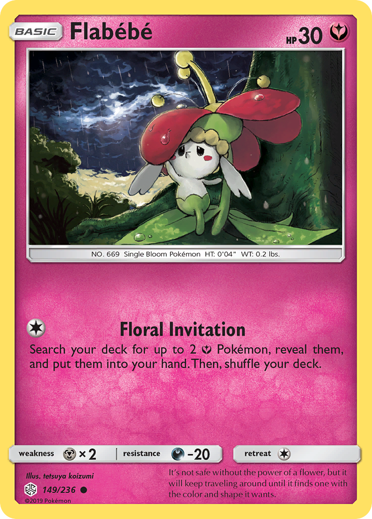 Flabebe (149/236) [Sun & Moon: Cosmic Eclipse] Reverse Holofoil
