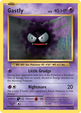 Gastly (47/108) [XY: Evolutions] Reverse Holofoil
