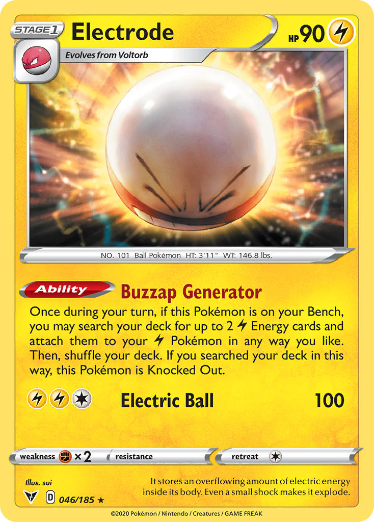 Electrode (046/185) [Sword & Shield: Vivid Voltage] Reverse Holofoil