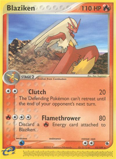 Blaziken (15/109) [EX: Ruby & Sapphire] Reverse Holofoil