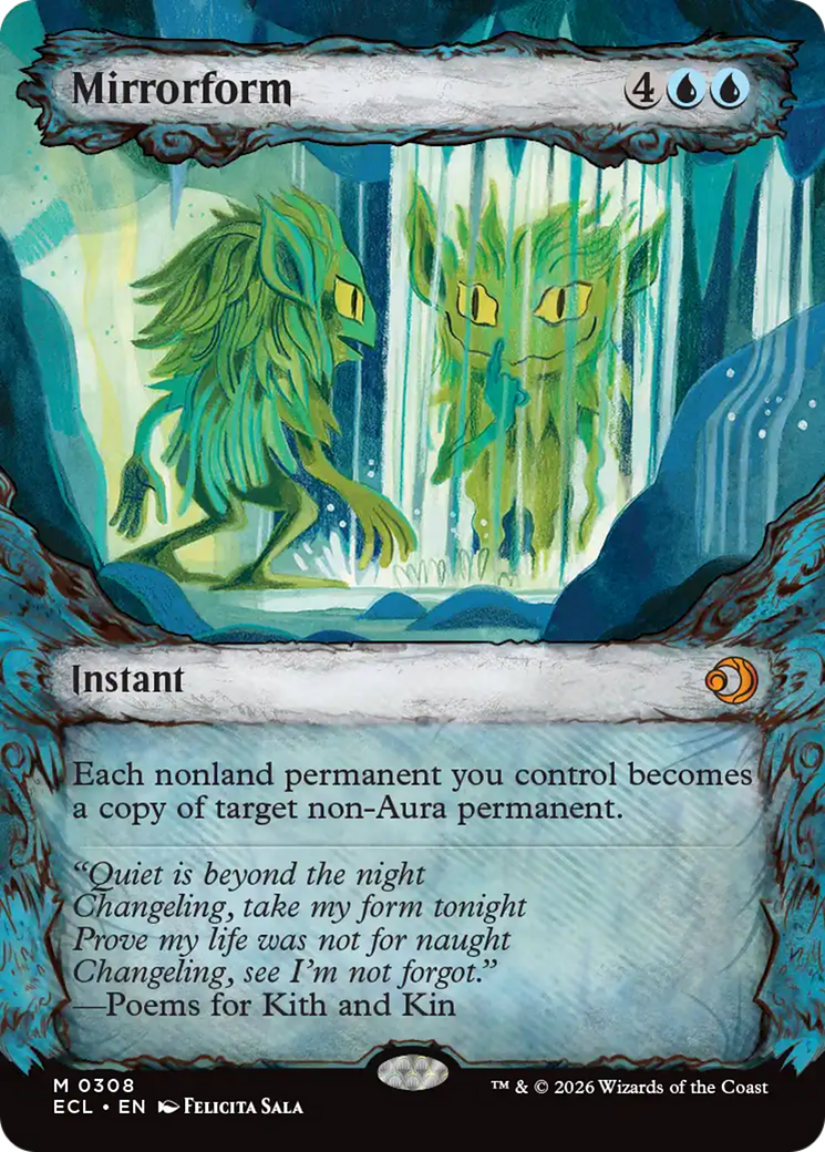 Mirrorform (Showcase) [Lorwyn Eclipsed] Foil