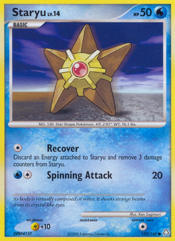 Staryu (122/146) [Diamond & Pearl: Legends Awakened] Reverse Holofoil