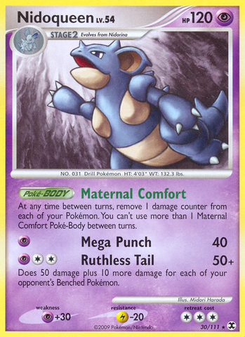 Nidoqueen (30/111) [Platinum: Rising Rivals] Reverse Holofoil