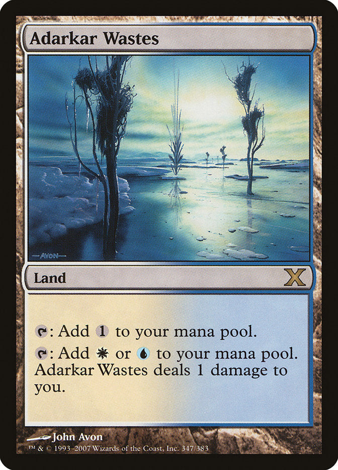 Adarkar Wastes [Tenth Edition] Foil