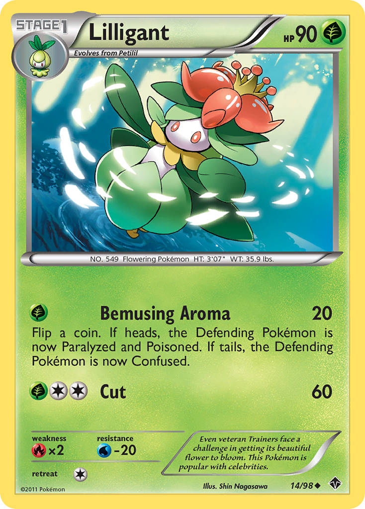 Lilligant (14/98) [Black & White: Emerging Powers] Reverse Holofoil