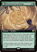 Elemental Teachings (Extended Art) [Avatar: The Last Airbender] Foil