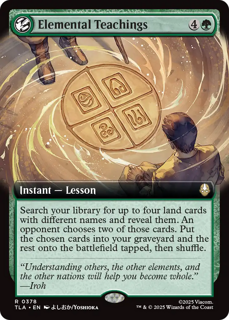 Elemental Teachings (Extended Art) [Avatar: The Last Airbender] Foil