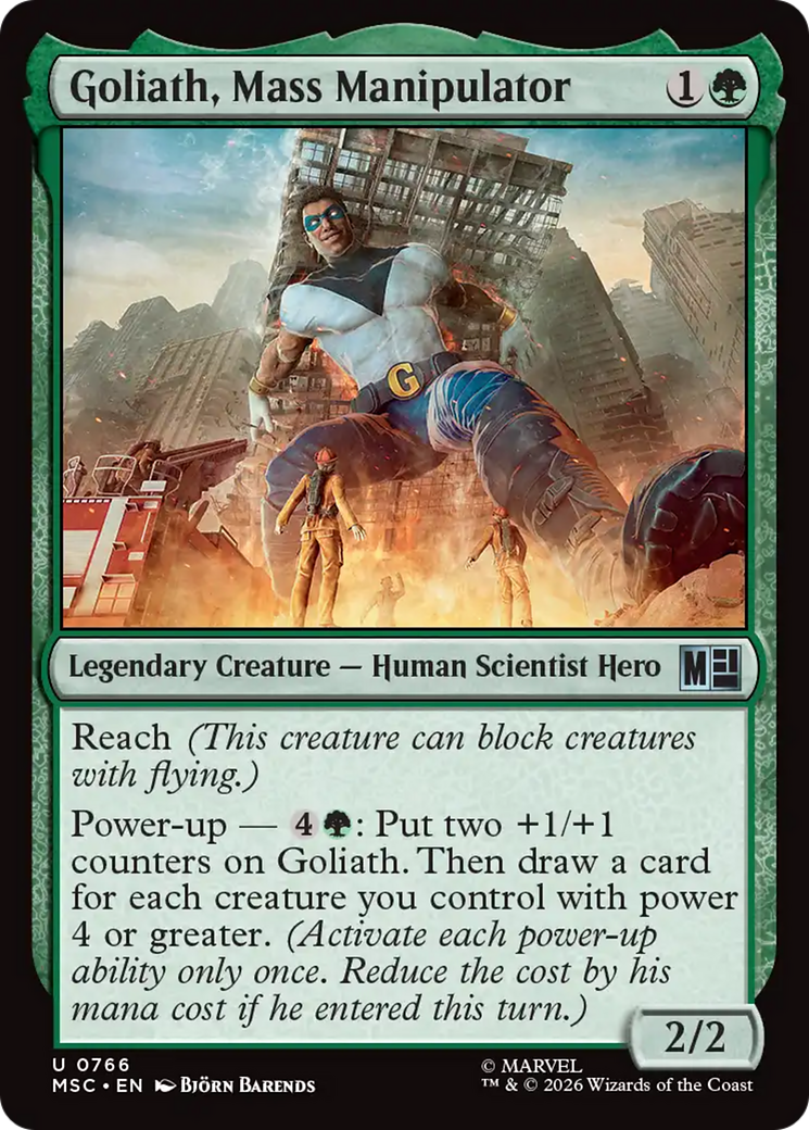 Goliath, Mass Manipulator [Marvel Super Heroes Commander] Foil