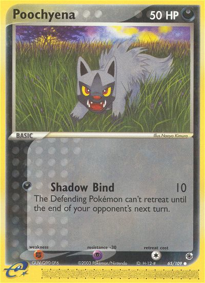 Poochyena (65/109) [EX: Ruby & Sapphire] Reverse Holofoil