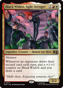 Black Widow, Agile Avenger [Marvel Super Heroes Commander] Foil