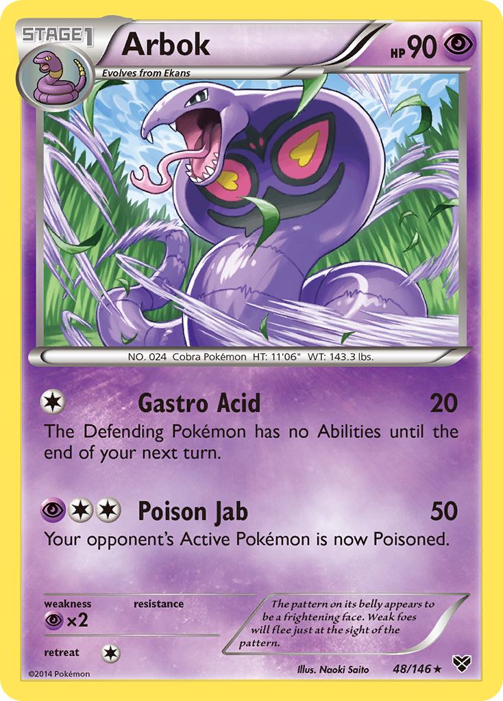 Arbok (48/146) [XY: Base Set] Reverse Holofoil