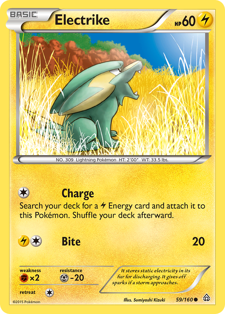 Electrike (59/160) [XY: Primal Clash] Reverse Holofoil