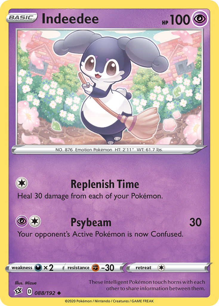 Indeedee (088/192) [Sword & Shield: Rebel Clash] Reverse Holofoil