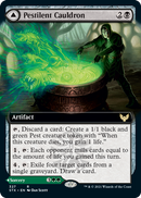 Pestilent Cauldron // Restorative Burst (Extended Art) [Strixhaven: School of Mages] Foil
