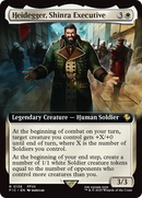Heidegger, Shinra Executive (Extended Art) [FINAL FANTASY Commander] Foil