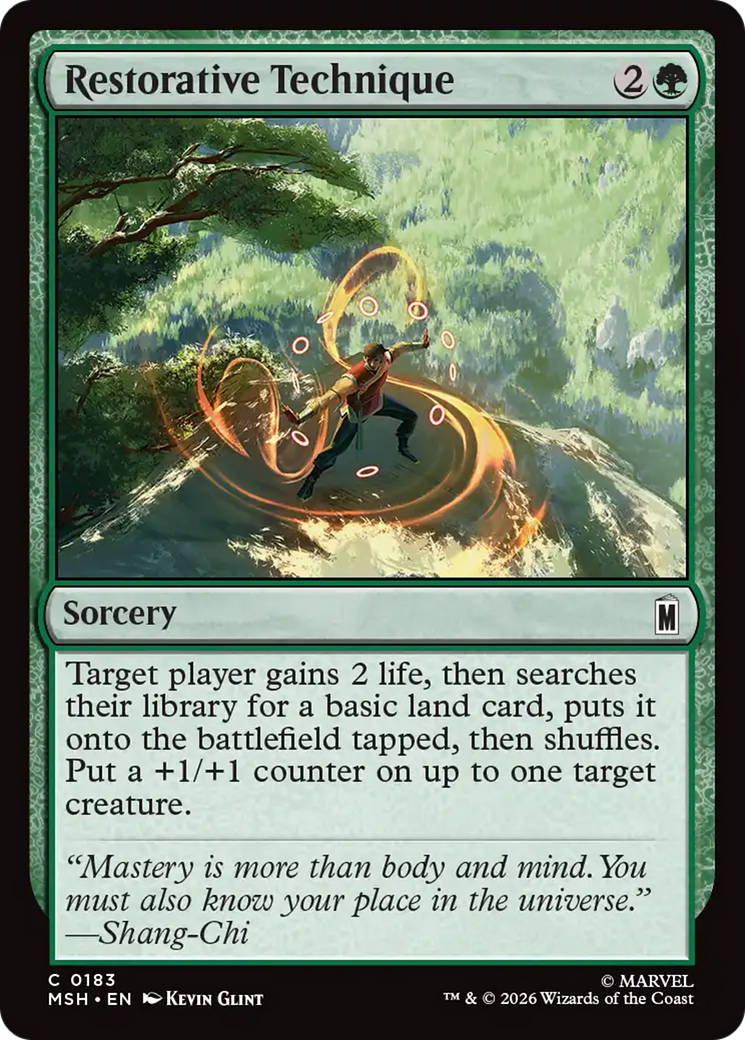 Restorative Technique [Marvel Super Heroes] Foil
