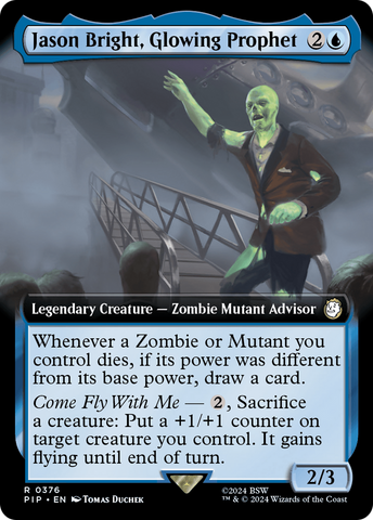 Jason Bright, Glowing Prophet (Extended Art) [Fallout] Foil