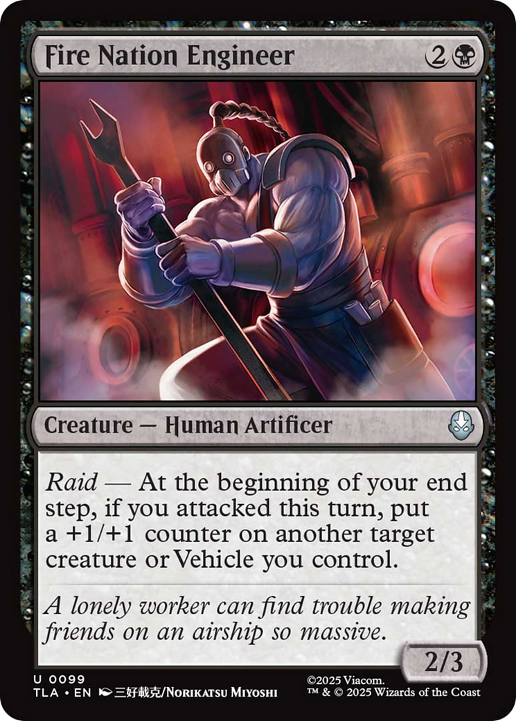 Fire Nation Engineer [Avatar: The Last Airbender] Foil