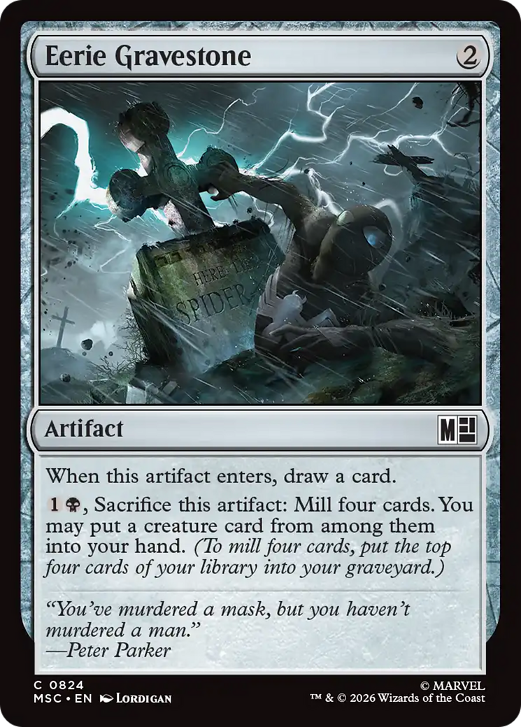 Eerie Gravestone [Marvel Super Heroes Commander] Foil