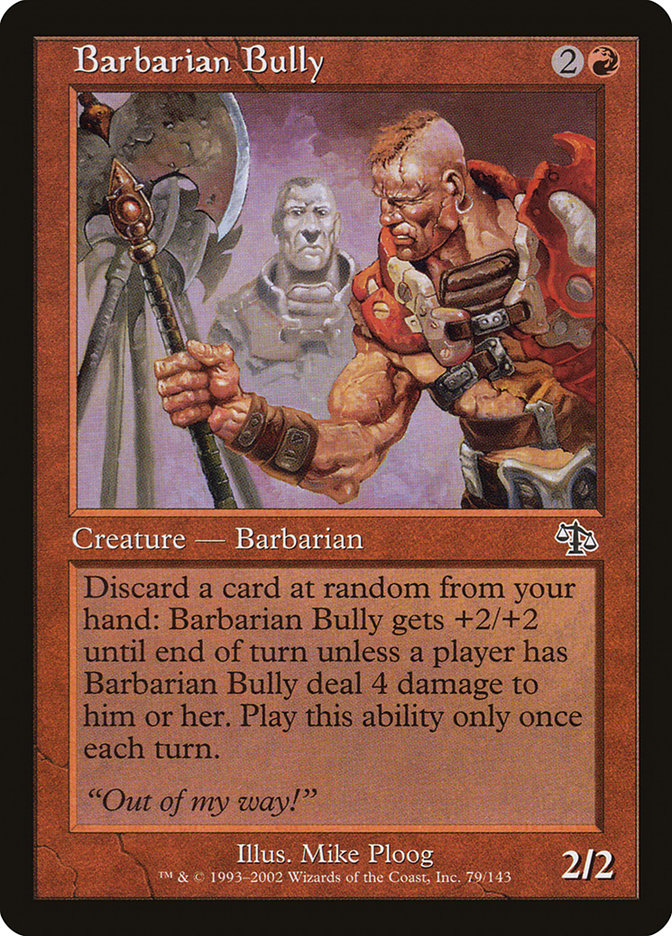 Barbarian Bully [Judgment] Foil