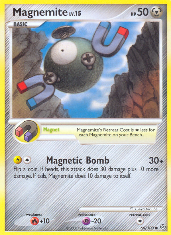 Magnemite (66/100) [Diamond & Pearl: Stormfront] Reverse Holofoil