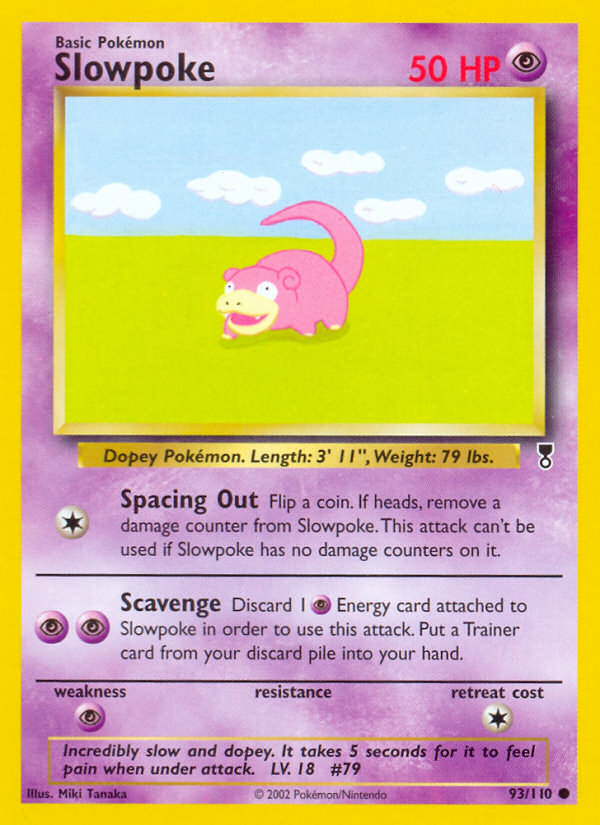 Slowpoke (93/110) [Legendary Collection] Reverse Holofoil