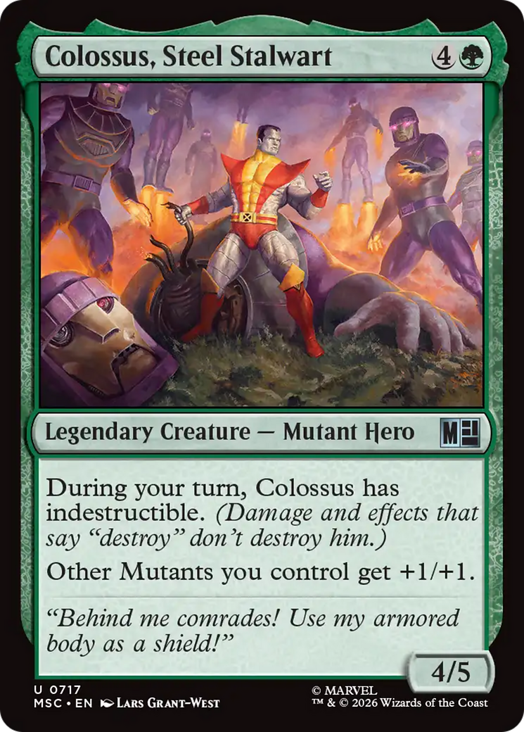 Colossus, Steel Stalwart [Marvel Super Heroes Commander] Foil