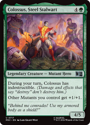 Colossus, Steel Stalwart [Marvel Super Heroes Commander] Foil