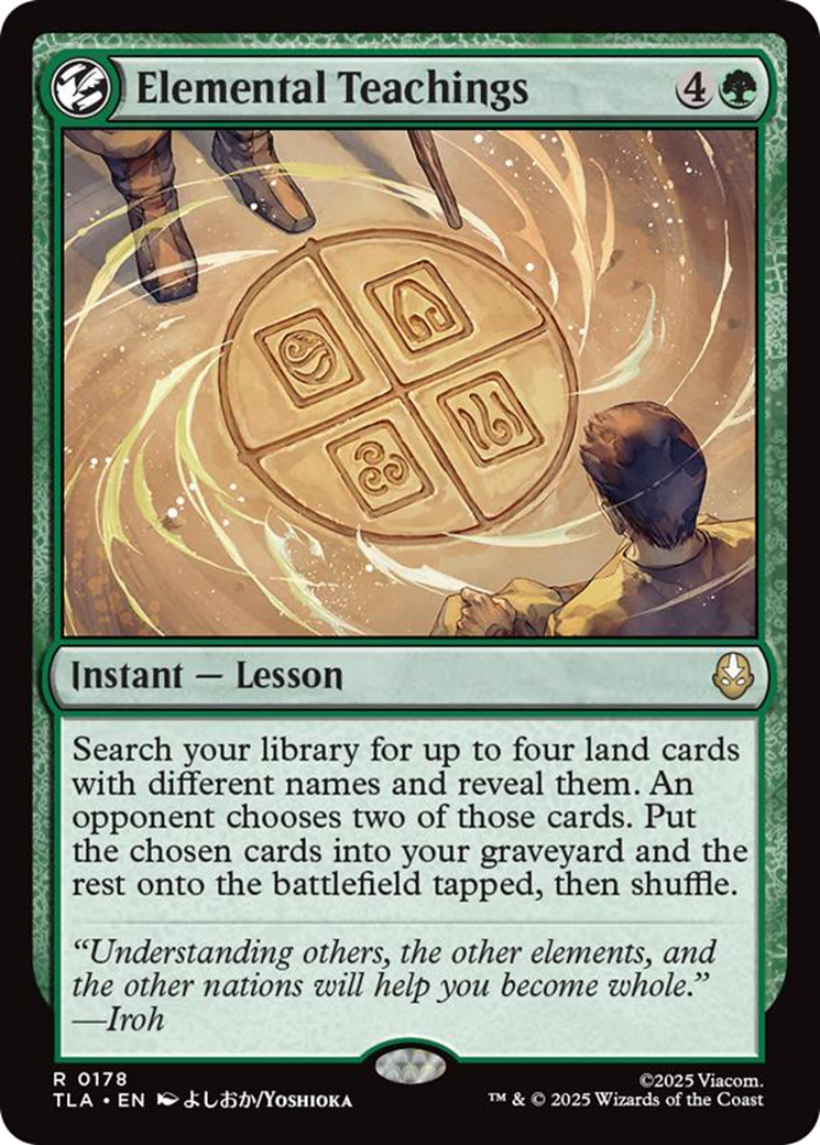 Elemental Teachings [Avatar: The Last Airbender] Foil