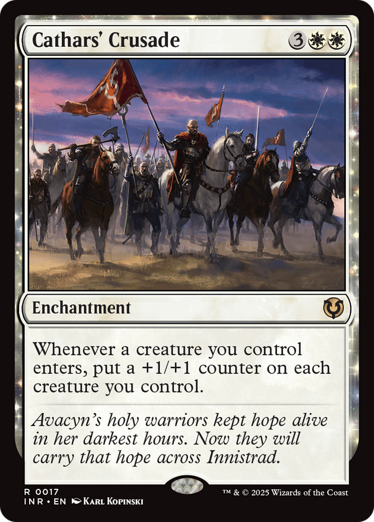 Cathars' Crusade [Innistrad Remastered] Foil
