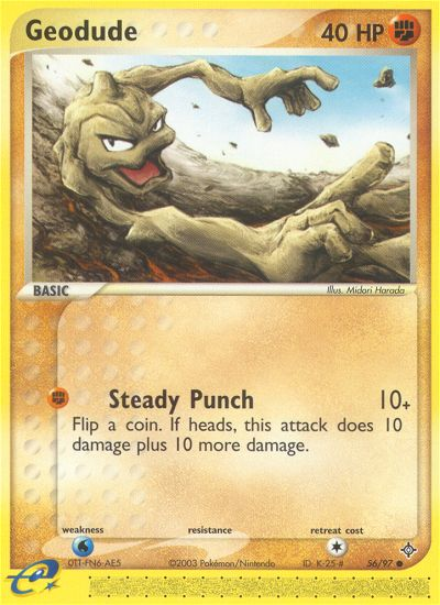 Geodude (56/97) [EX: Dragon] Reverse Holofoil