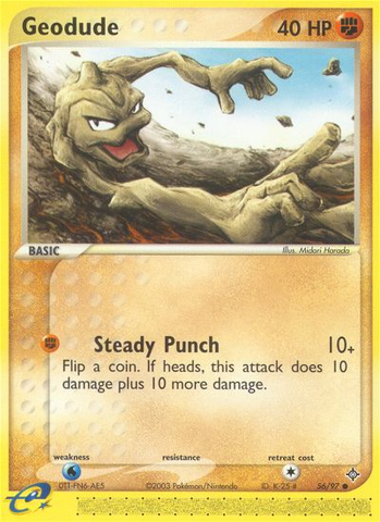 Geodude (56/97) [EX: Dragon] Reverse Holofoil