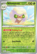 Whimsicott (015/162) [Scarlet & Violet: Temporal Forces] Reverse Holofoil