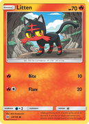 Litten (24/149) [Sun & Moon: Base Set] Reverse Holofoil