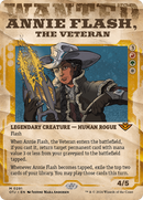 Annie Flash, the Veteran (Showcase) [Outlaws of Thunder Junction] Foil
