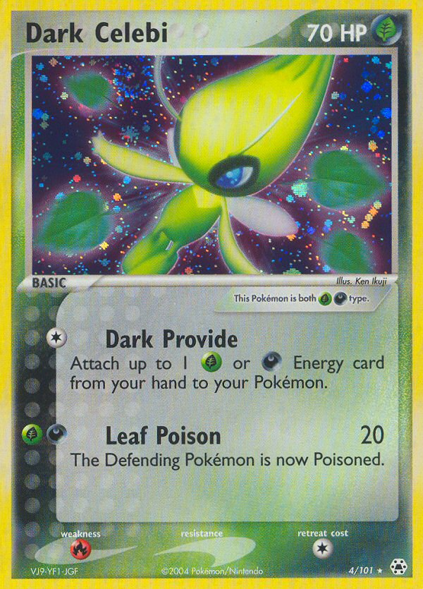 Dark Celebi (4/101) [EX: Hidden Legends] Reverse Holofoil