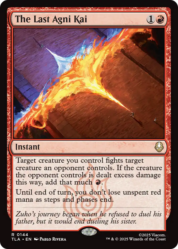 The Last Agni Kai [Avatar: The Last Airbender] Foil