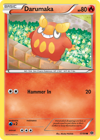 Darumaka (17/99) [Black & White: Next Destinies] Reverse Holofoil