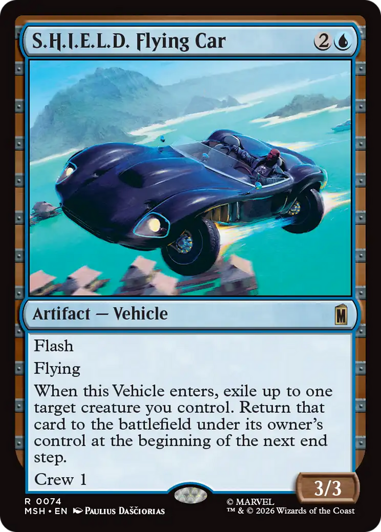 S.H.I.E.L.D. Flying Car [Marvel Super Heroes] Foil