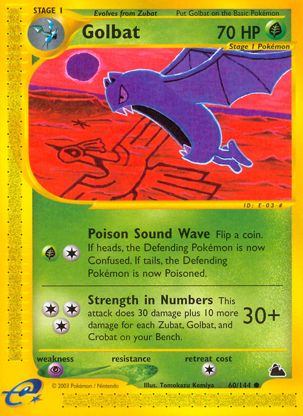Golbat (60/144) [Skyridge] Reverse Holofoil