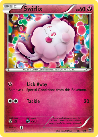 Swirlix (68/119) [XY: Phantom Forces] Reverse Holofoil