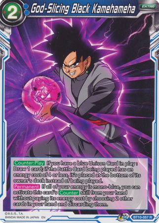 God-Slicing Black Kamehameha (BT10-057) [Rise of the Unison Warrior 2nd Edition] Parallel Foil