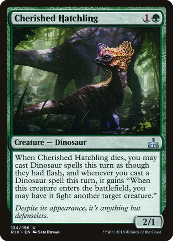 Cherished Hatchling [Rivals of Ixalan] Foil