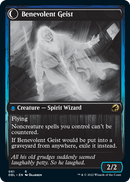 Malevolent Hermit // Benevolent Geist [Innistrad: Double Feature] Foil