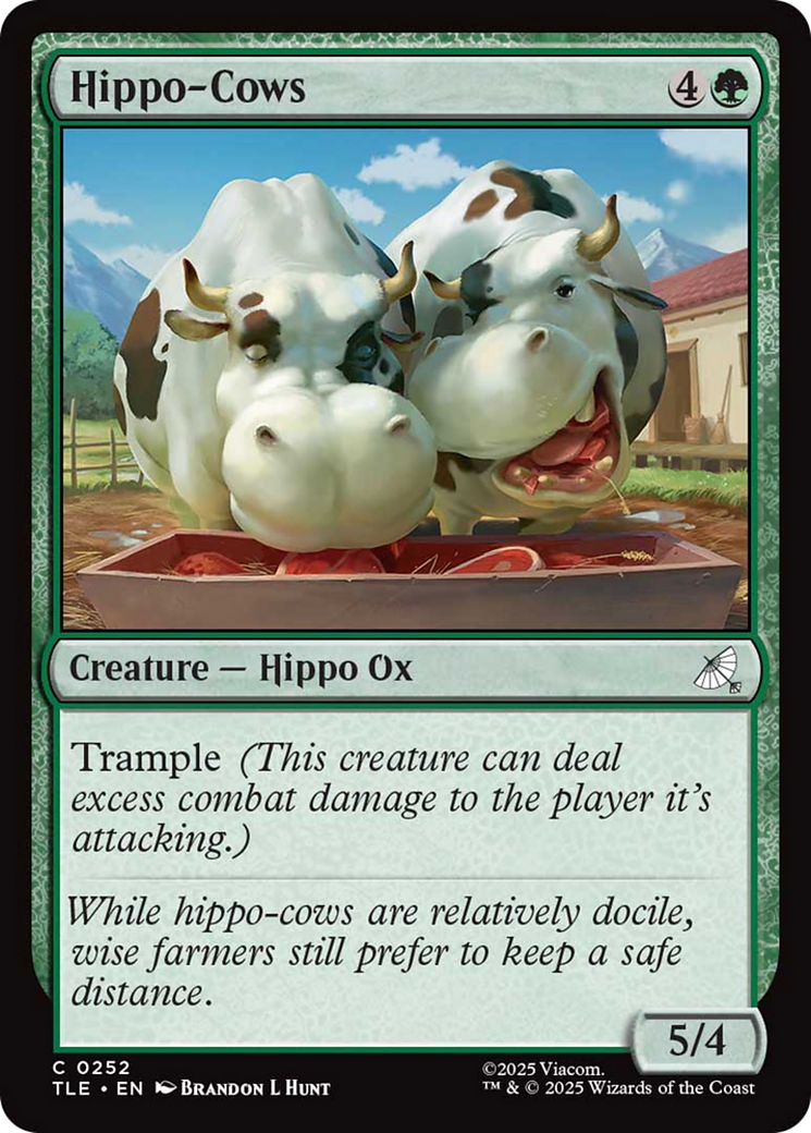 Hippo-Cows [Avatar: The Last Airbender: Eternal-Legal] Foil