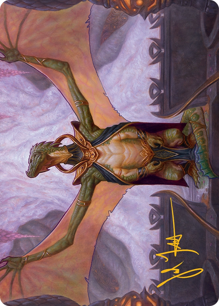 Kheru Goldkeeper Art Card (36/54) [Tarkir: Dragonstorm Art Series]