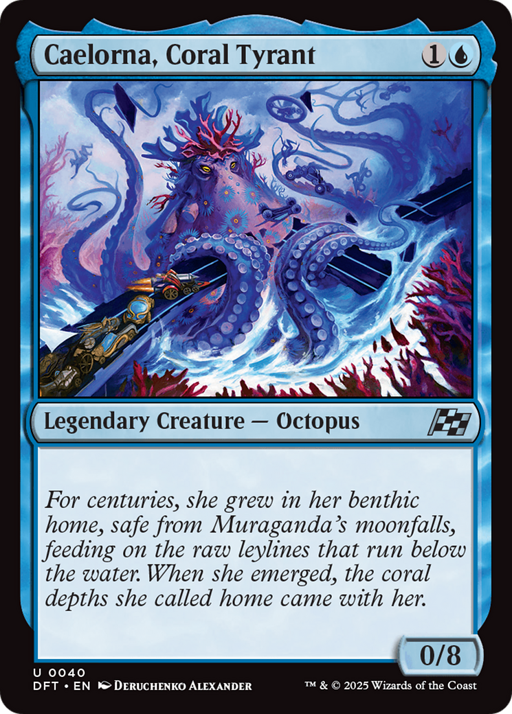 Caelorna, Coral Tyrant [Aetherdrift] Foil
