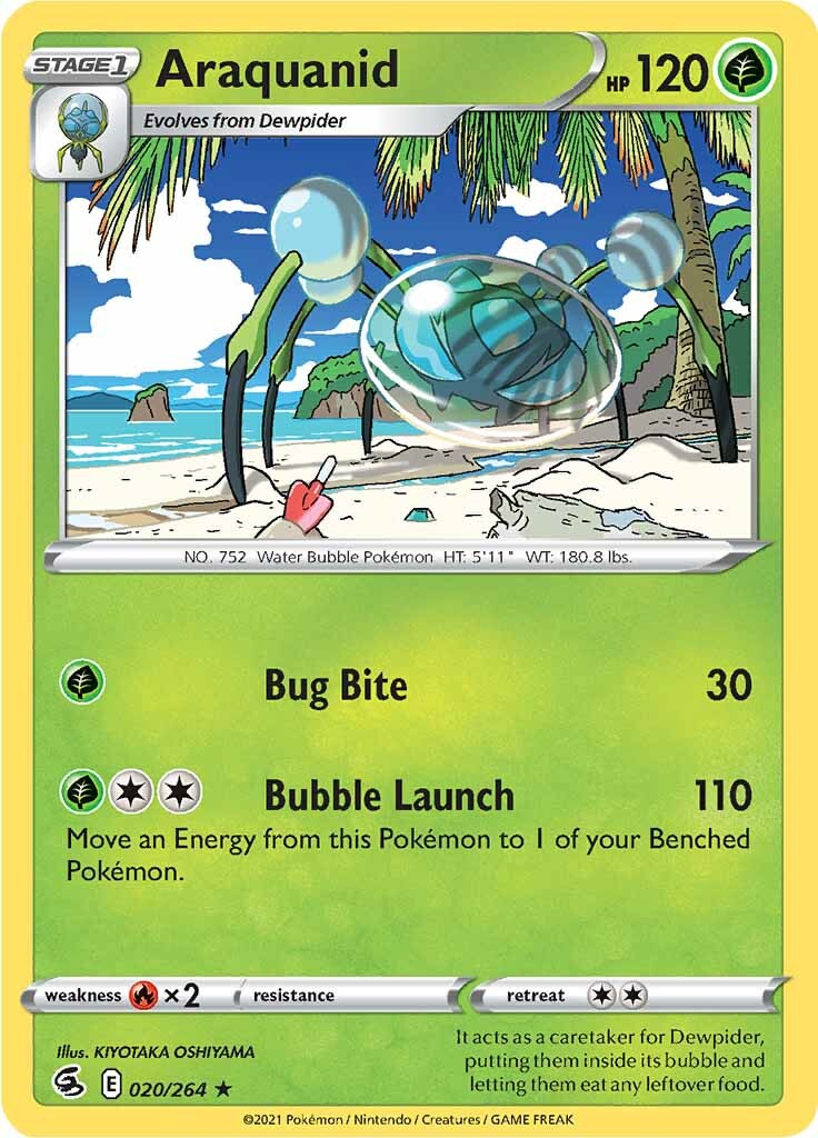 Araquanid (020/264) [Sword & Shield: Fusion Strike] Reverse Holofoil
